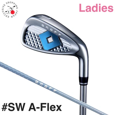 ONOFF Ladies Custom Iron Wedge SW Sky Blue A-Flex SMOOTH KICK Graphite Shaft MTO - Image 1 of 4
