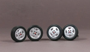 Fiat Uno Turbo i.e.  Llantas de aluminio de 13 pulgadas accesorios de conversión tuning 1/18 - Imagen 1 de 1