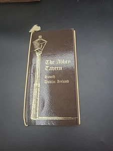 Vintage 1997 Menu The Abbey Tavern Howth Dublin Ireland souvenir - Picture 1 of 9