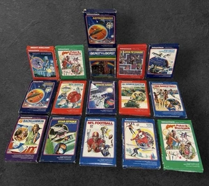 1980s MATTEL INTELLIVISION LOT OF 16 VIDEO GAMES MOST CIB ASTROSMASH BACKGAMMON - Bild 1 von 9