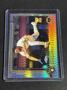 2025 Topps Chrome Jackson Chourio #262 Prism Refractor Gold Cup Brewers - Picture 1 of 2