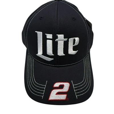Team Penske Hat Cap Snap Back One Size Navy White NASCAR Racing Brad Keselowski - Image 1 of 4