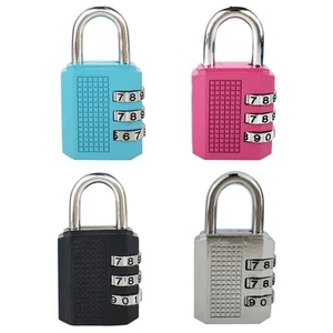 Combination Lock Waterproof 3 Digit Padlock Zinc Alloy Luggage Lock For Gym S CB - Bild 1 von 17