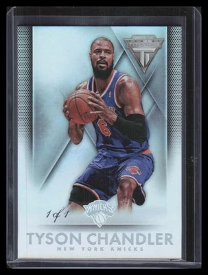 2013-14 Panini Titanium Platinum 164 Tyson Chandler 1/1 - Image 1 of 2