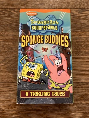 Spongebob Squarepants Sponge Buddies VHS 2002 Nickelodeon Tickling Tales TESTED - Image 1 of 4