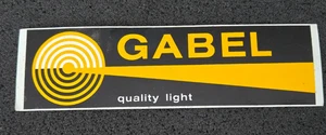 GABEL / quality light ➔ Sticker / Aufkleber ➔ *aus Sammlung* 1386 - Bild 1 von 2