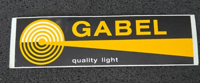 GABEL / quality light ➔ Sticker / Aufkleber ➔ *aus Sammlung* 1386 - Bild 1 von 2