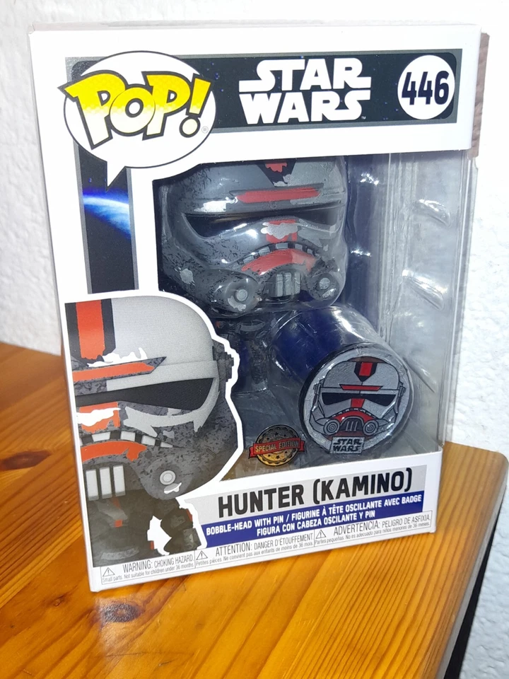 Funko Pop Juegos #446: Star Wars Bad Batch Hunter (Kamino) - Imagen 1 de 3