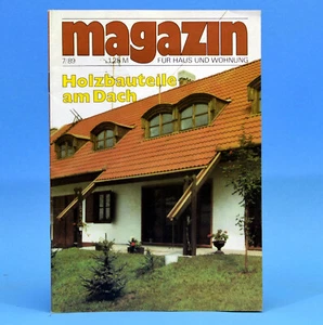 DDR Magazin für Haus und Wohnung 7 1989 Mittelflurhaus Dachrinnen Ehekredit G - Bild 1 von 1