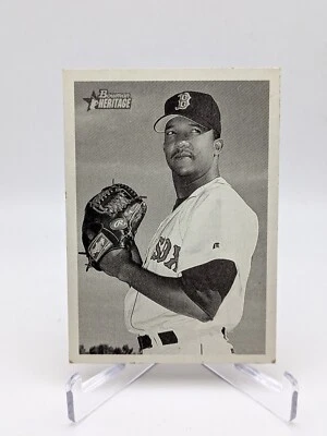 💥 2001 Bowman Heritage Baseball Card #74 Pedro Martinez; Red Sox; HOF - Image 1 of 2