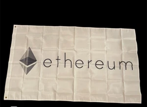 Ethereum Flag 3 X 5 FT | Quality Premium House Banner Flag Room Decor - Picture 1 of 3