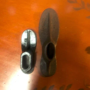 Lote de forma de zapato vintage de hierro fundido (maleable y sin marca) - Imagen 1 de 8