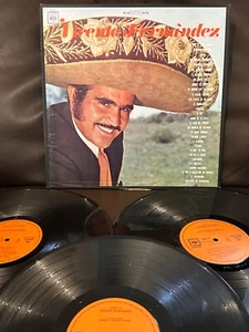 VICENTE FERNANDEZ 3LPs MEXICO BOX SET 1974 Latin Rancheras   - Picture 1 of 9