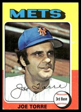1975 Topps #565 Joe Torre HOF New York Mets VG-VGEX Crease