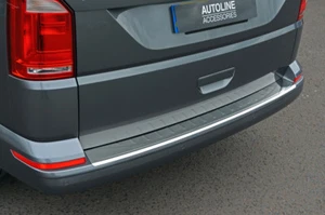 Chrome Bumper Protector Sill Trim Cover To Fit Volkswagen Caravelle (2016+) - Picture 1 of 6
