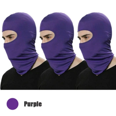 Тактическая балаклава тонкая маска на все лицо легкая мотоциклетный подогреватель лыж упаковка 3 шт. - Изображение 1 из 4