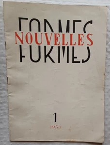 C1 NEUE FORMEN # 1 1953 LUXEMBURG Camille FRIEDEN Architektur - Bild 1 von 2