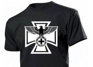 T-shirt Imperial Eagle with Iron Cross EK EK1 EK2 Size 3-5XL Eagle with Cross 1 - Picture 1 of 10