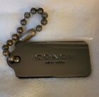 COACH Authentic Handbag/Purse Rare BRONZE 2" Hang Tag /Charm /Key Chain NWOT