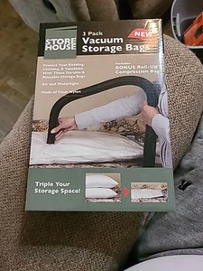 Store House 3 Pack Vacuum Storage Bags  - Picture 1 of 2