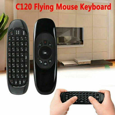 C120 2.4 Remote Control Air Mouse Wireless Keyboard for KODI Android Mini TV Box - Image 1 of 4