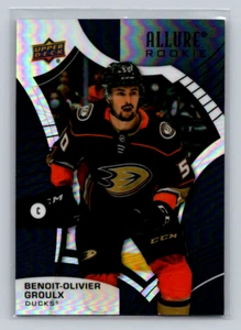 2021-22 Upper Deck Allure #104 Benoit-Olivier Groulx (RC) - Black Rainbow-Ducks - Bild 1 von 2