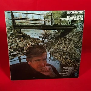 BUCK OWENS & HIS BUCKAROOS Bridge Over Troubled Water 1971 UK vinyl LP original - Picture 1 of 4
