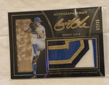 2016 Panini Black Gold Gerrit Cole Auto Relic /25!
