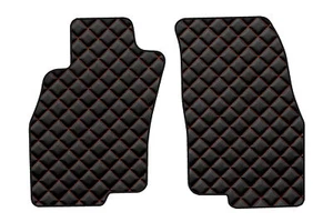 Tappetini anteriori AUTO per ALFA ROMEO MITO 09.08-12.18 Kombilimousin NERO/ROSSO - Foto 1 di 3