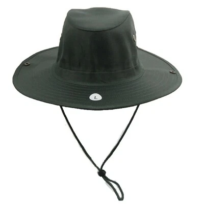Bucket Cap Fishing Hiking Army Military Neck Cover Sun Flap Hunting Safari Hat - Image 1 of 2