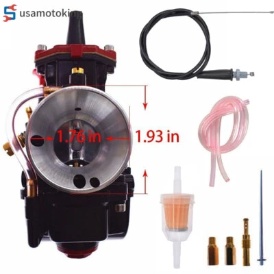For 30mm Motorcycle Carburetor Racing Part Replacement Carb PWK & Throttle Cable - Image 1 of 4