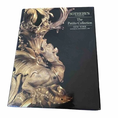 Sotheby’s The Patino Collection Auction Catalog New York, November 1, 1986 - Image 1 of 4