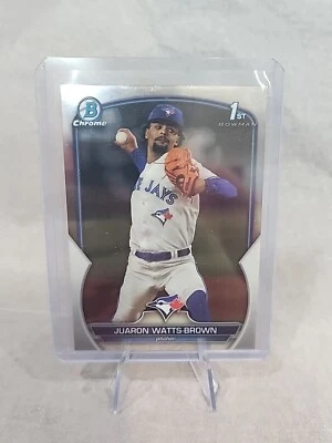 2023 Bowman Draft Juaron Watts-Brown #BDC-113 Bowman 1st - Toronto Blue Jays - Image 1 of 2