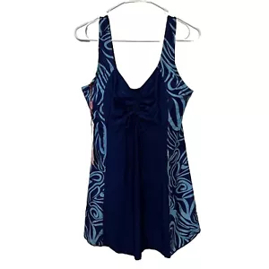Xinghuaerte Womens Blue Swim dress Size 4X Chinese Size Like XXL Wide Strap Suit - Picture 1 of 17
