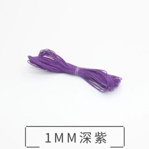 1mm Cotton Waxed Cord Beading Rattail Braided DIY String Thread Jewellery Making