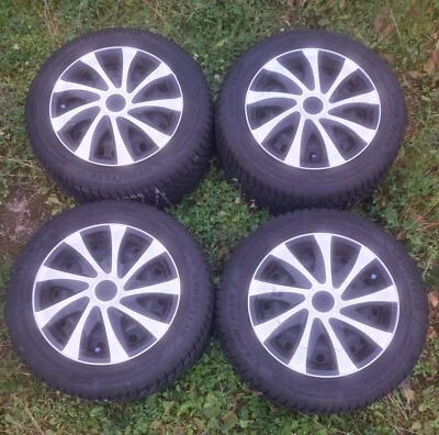 4x Winterräder FORD Mondeo 4 Focus 3 C-Max 2+Grand / 215/55 R16 93H 9mm DOT3422 - Bild 1 von 4