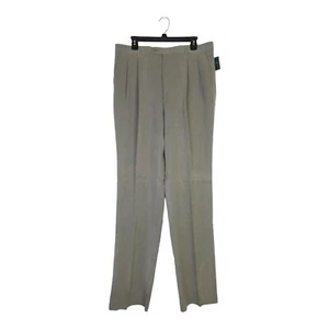 Bobby Jones Mens 36 Olive Green Pleated Dress Pants Work Slacks Unhemmed New - Picture 1 of 5
