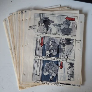 IN GOD WE TRUST MOVIE STORYBOARD PRODUCTION ART CARL ALDANA MARTY FELDMAN 44pgs - Picture 1 of 24