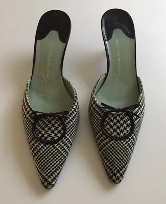 Mula a cuadros Sigerson Morrison 7,5 Príncipe de Gales Foto 1 de 4