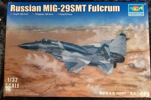 1:32 Trumpeter 03225 Russian MIG-29SMT Fulcrum Jet Model Kit - NIB - Picture 1 of 6
