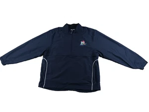 Cutter & Buck CB WindTec XXL Mens Jacket Blue 1/2 Zip Polyester Lined - Picture 1 of 12