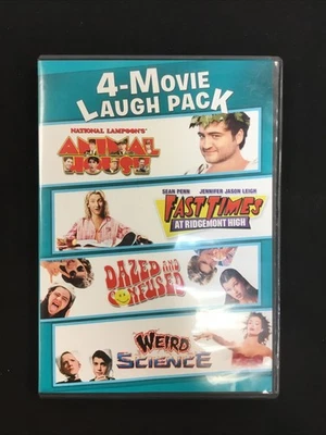 4 Movie Laugh Pack DVD Animal House Fast Times at Ridgemont High Weird Science — 第 1/4 张图片