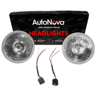 Standard Lense Glass Headlight Upgrade Kit 7" Round Head Lamps Various Models - image 1 of 4