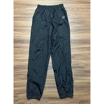 Pantalones deportivos de nailon negros olímpicos de colección de Estados Unidos forrados con cremallera al tobillo talla pequeña logotipo de EE. UU. Foto 1 de 4