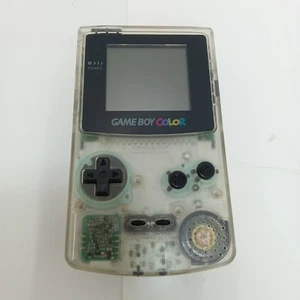 GameBoy Color Nintendo CGB-001 Clear  Japan Game Confirmed to work - Picture 1 of 9