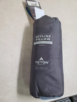TETON Sports Skyline Camp,蓝石自充气枕头,平均,蓝色 — 第 1/4 张图片