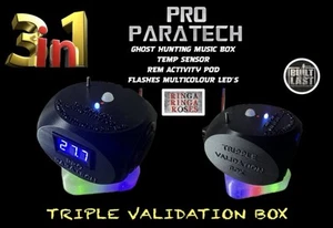 Ghost Hunting Music Box Temp Sensor 3IN 1 Paranormal Equipment REM Activity Pod - Picture 1 of 10