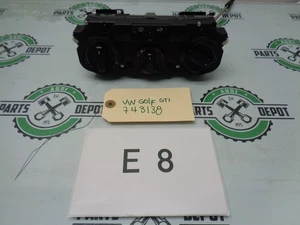 06-09 VOLKSWAGEN GTI RABBIT AC HEATER CLIMATE CONTROL SWITCH PANEL OEM - Picture 1 of 6