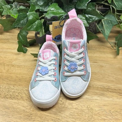 DISNEY Lilo & Stitch Ground Up Slip-On Tennis Shoes Youth Sz 11 NWT - Image 1 of 4