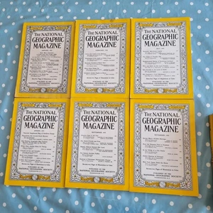 THE NATIONAL GEOGRAPHIC MAGAZINE X 6 1954 / VINTAGE / HISTORIC - Bild 1 von 12